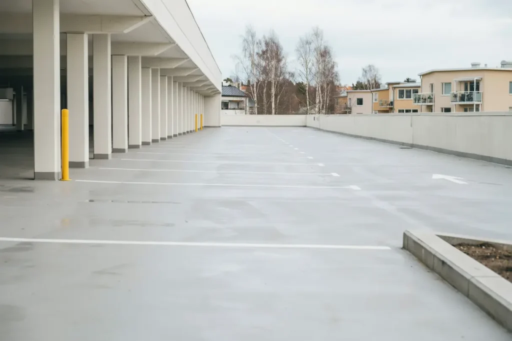 betongrenovering av parkeringsd ck och pelare i edsberg sollentuna